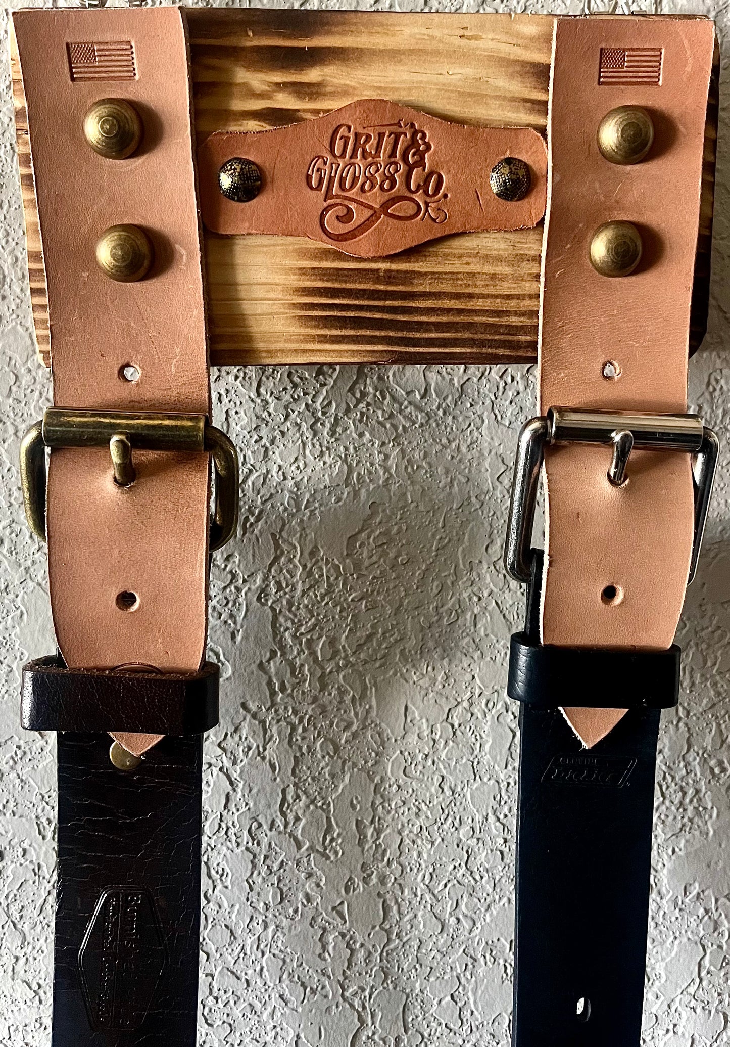 The Hangman - Leather Belt Holder | Grit & Gloss Co.