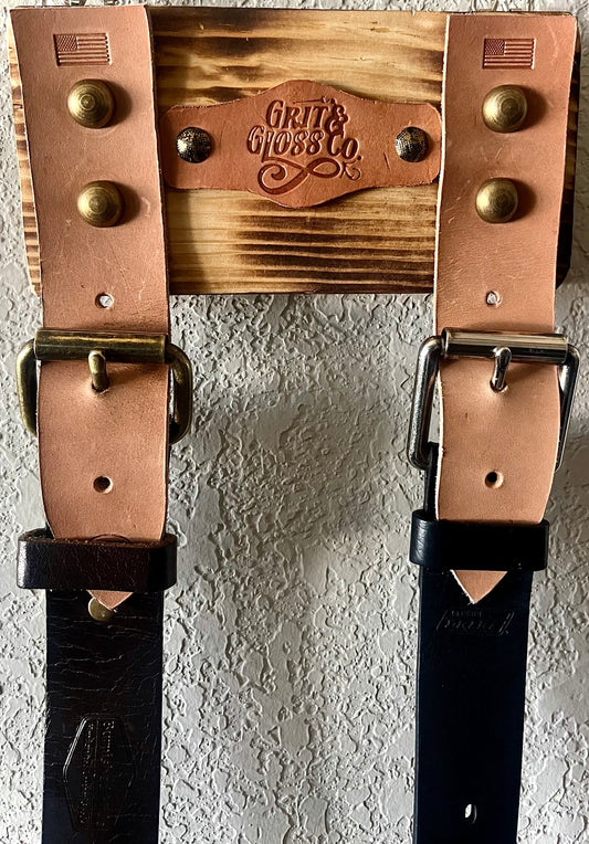 The Hangman - Leather Belt Holder | Grit & Gloss Co.
